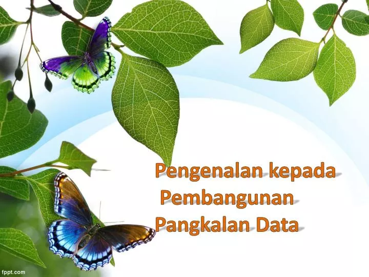 pengenalan kepada pembangunan pangkalan data