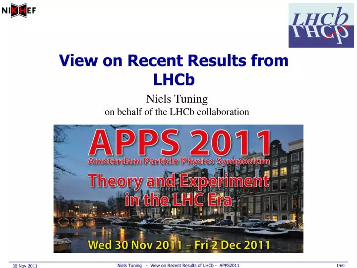 view on recent results from lhcb