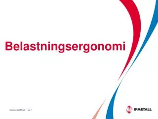 belastningsergonomi