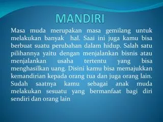 mandiri