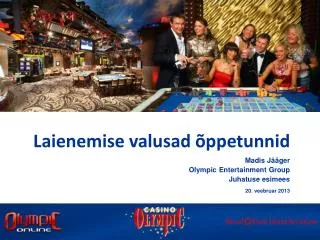 laienemise valusad ppetunnid