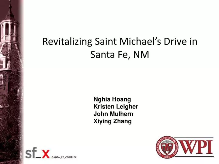 revitalizing saint michael s drive in santa fe nm