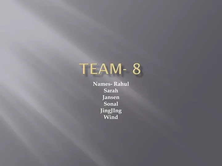 team 8