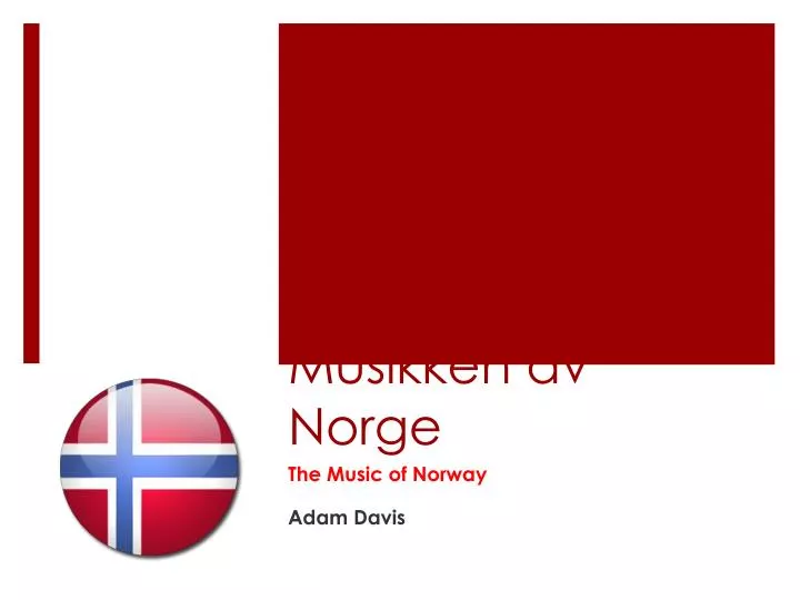 musikken av norge