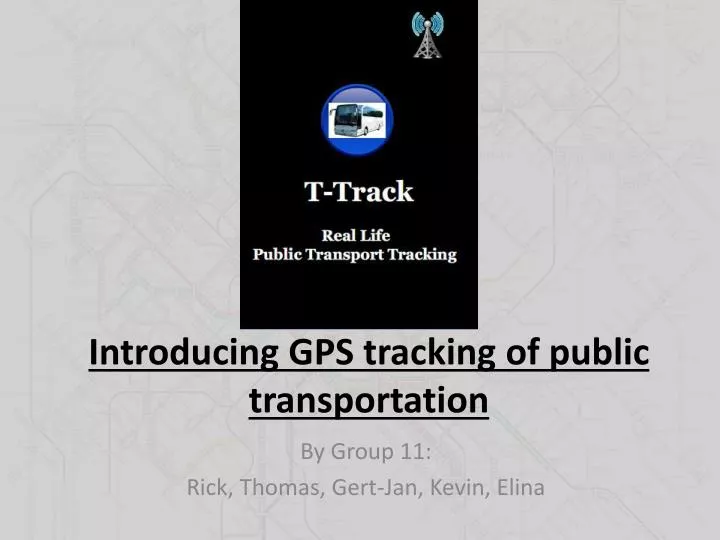 introducing gps tracking of public transportation