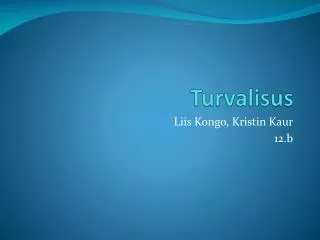 turvalisus