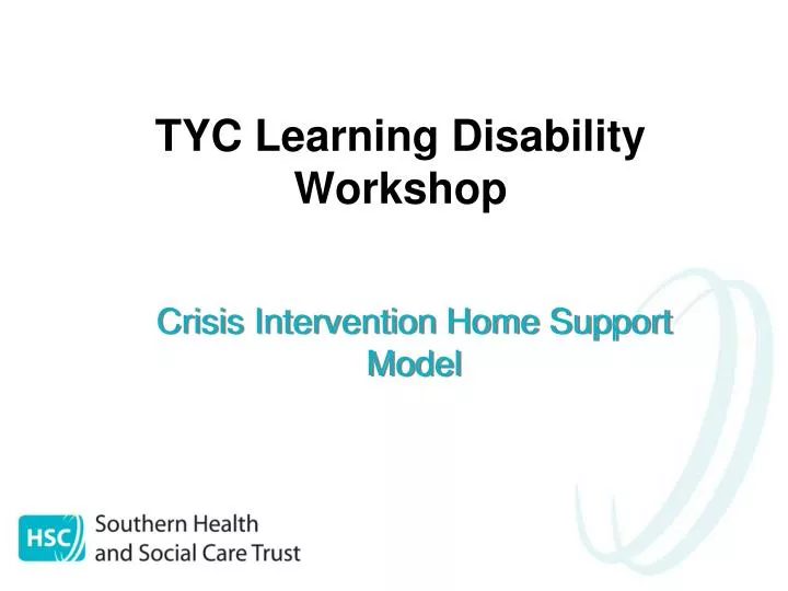 tyc learning disability workshop