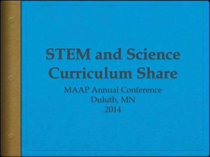 stem and science curriculum share
