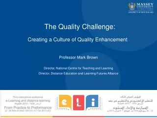 The Quality Challenge: