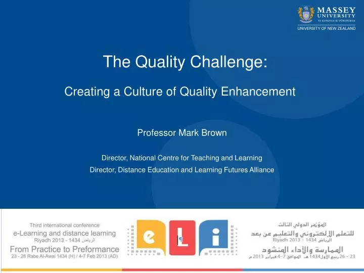the quality challenge