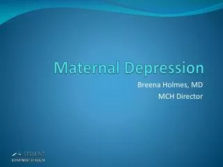 maternal depression