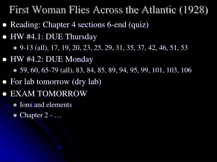 first woman flies across the atlantic 1928