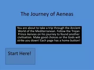 The Journey of Aeneas