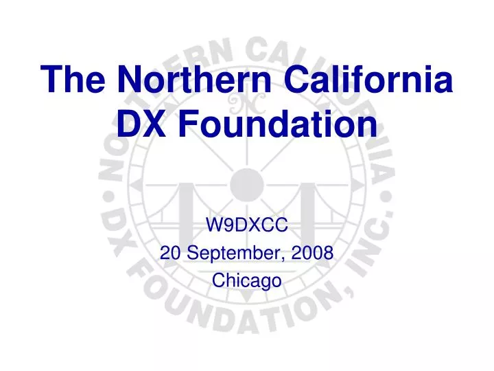 the northern california dx foundation