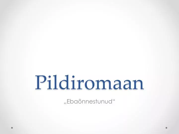 pildiromaan