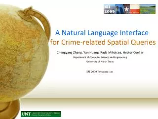 A Natural Language Interface for Crime-related Spatial Queries