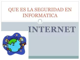 que es la seguridad en informatica