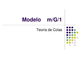 modelo m g 1