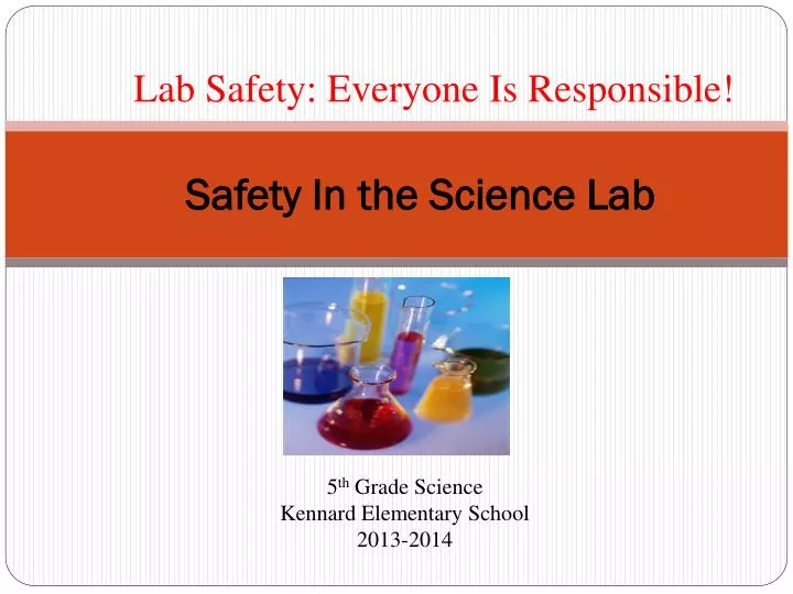 safety in the science lab