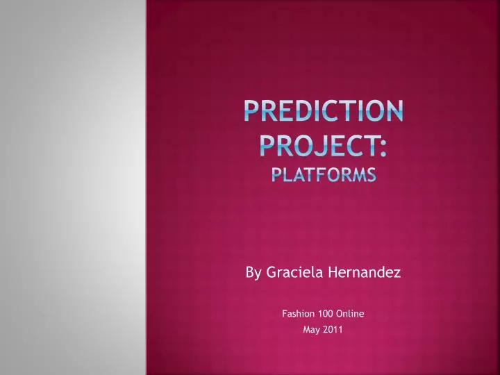 prediction project platforms