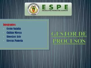 gestor de procesos