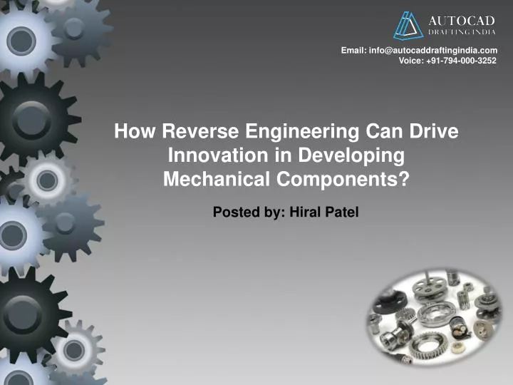 how reverse engineering can drive innovation in developing mechanical components