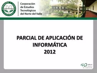 parcial de aplicaci n de inform tica 2012