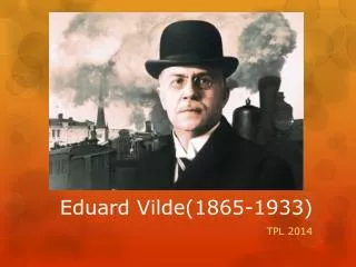 eduard vilde 1865 1933