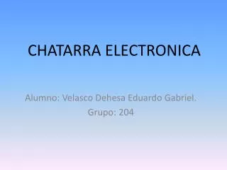 chatarra electronica