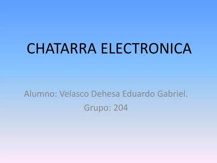 chatarra electronica