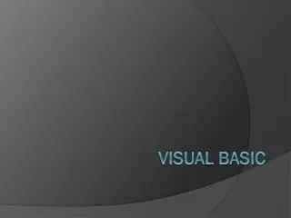visual basic
