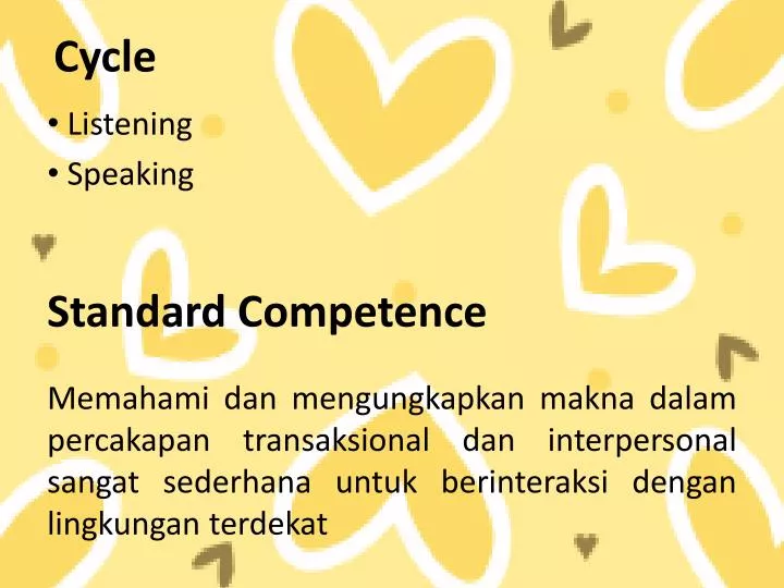 standard competence