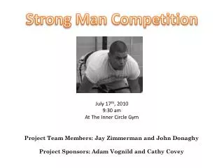 Strong Man Competition
