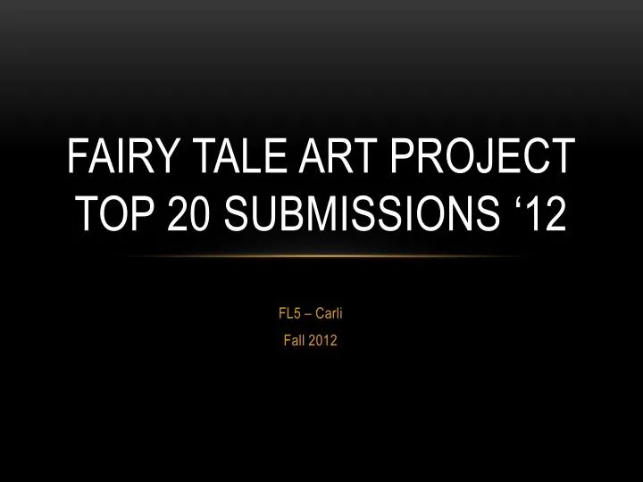 fairy tale art project top 20 submissions 12