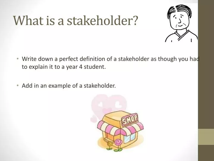 what is a stakeholder