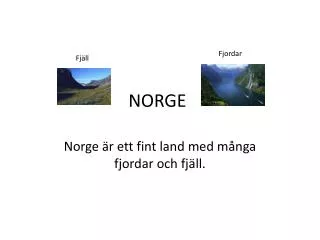 norge