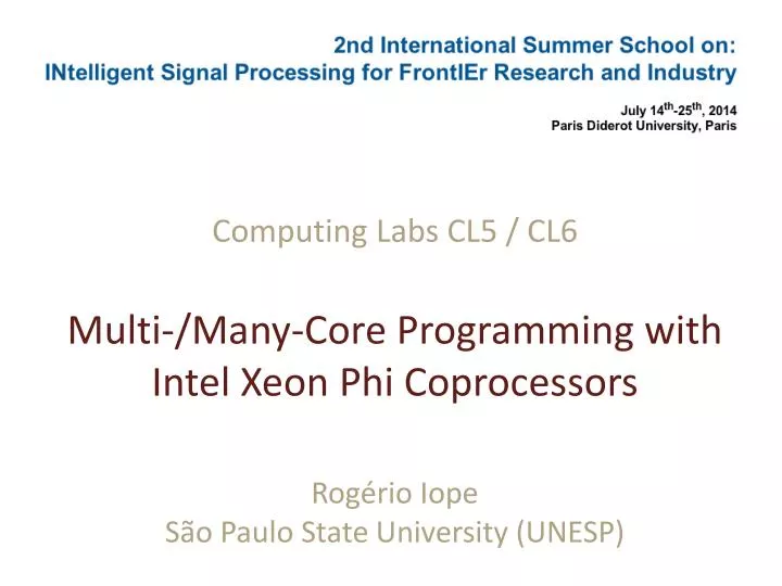 computing labs cl5 cl6 multi many core programming with intel xeon phi coprocessors