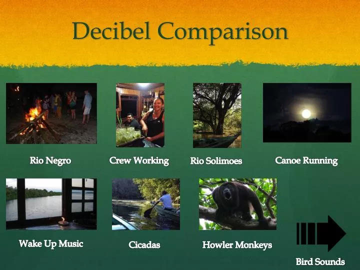 decibel comparison