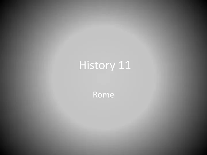 history 11