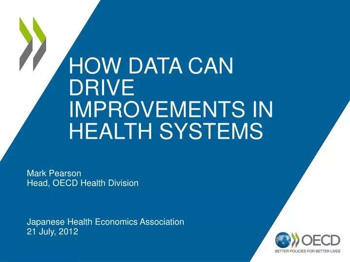 how data can drive improvements in health systems