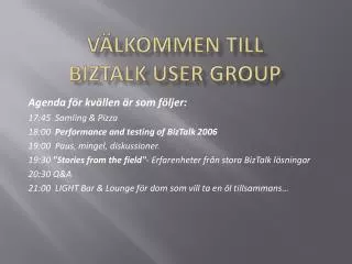 v lkommen till biztalk user group