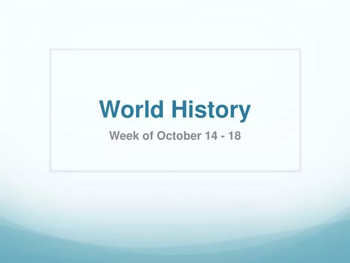 world history