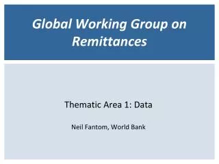 Global Working Group on Remittances
