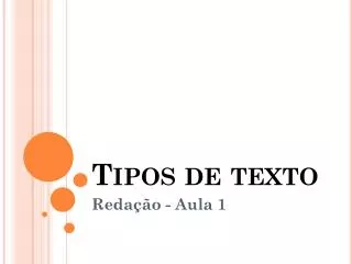 tipos de texto