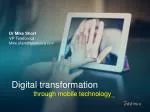 Digital transformation - slide 1
