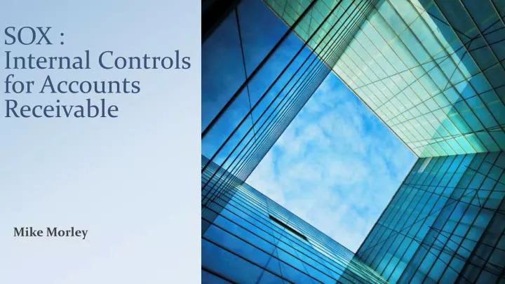 sox internal controls for accounts receivable