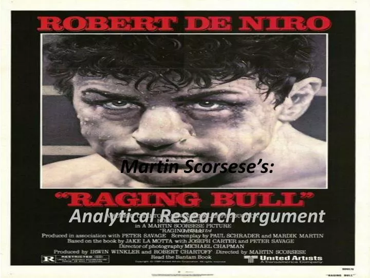 martin scorsese s analytical research argument by charles erd