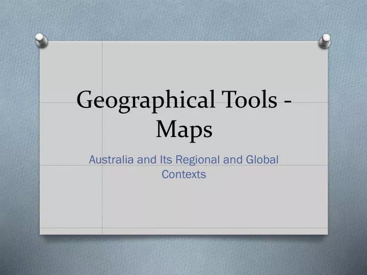 geographical tools maps