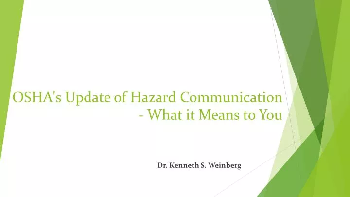 osha s update of hazard communication what it means to you