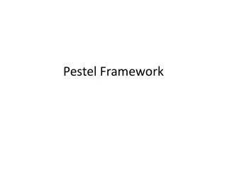 pestel framework